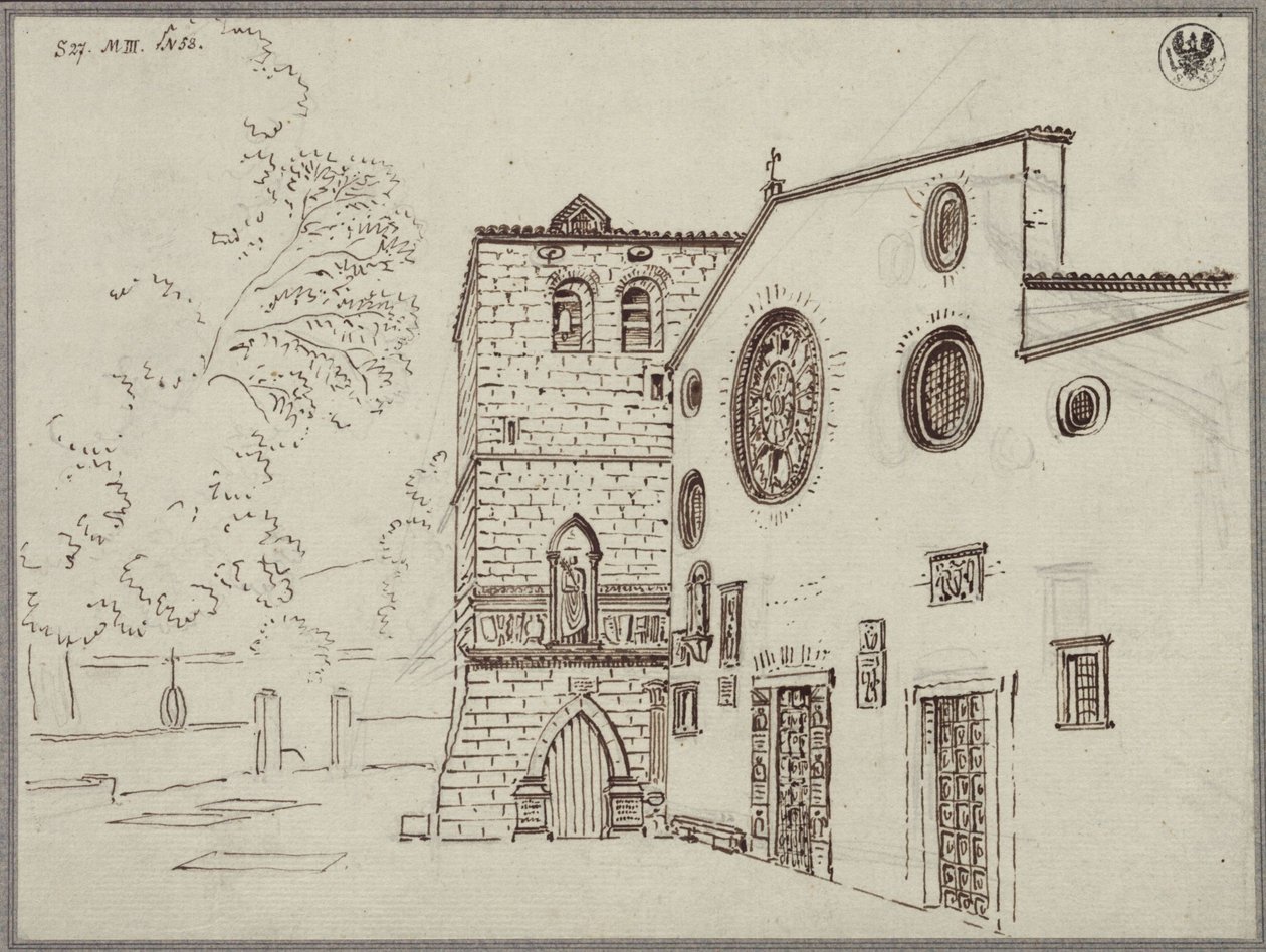 San Giusto-katedralen i Trieste af Karl Friedrich Schinkel