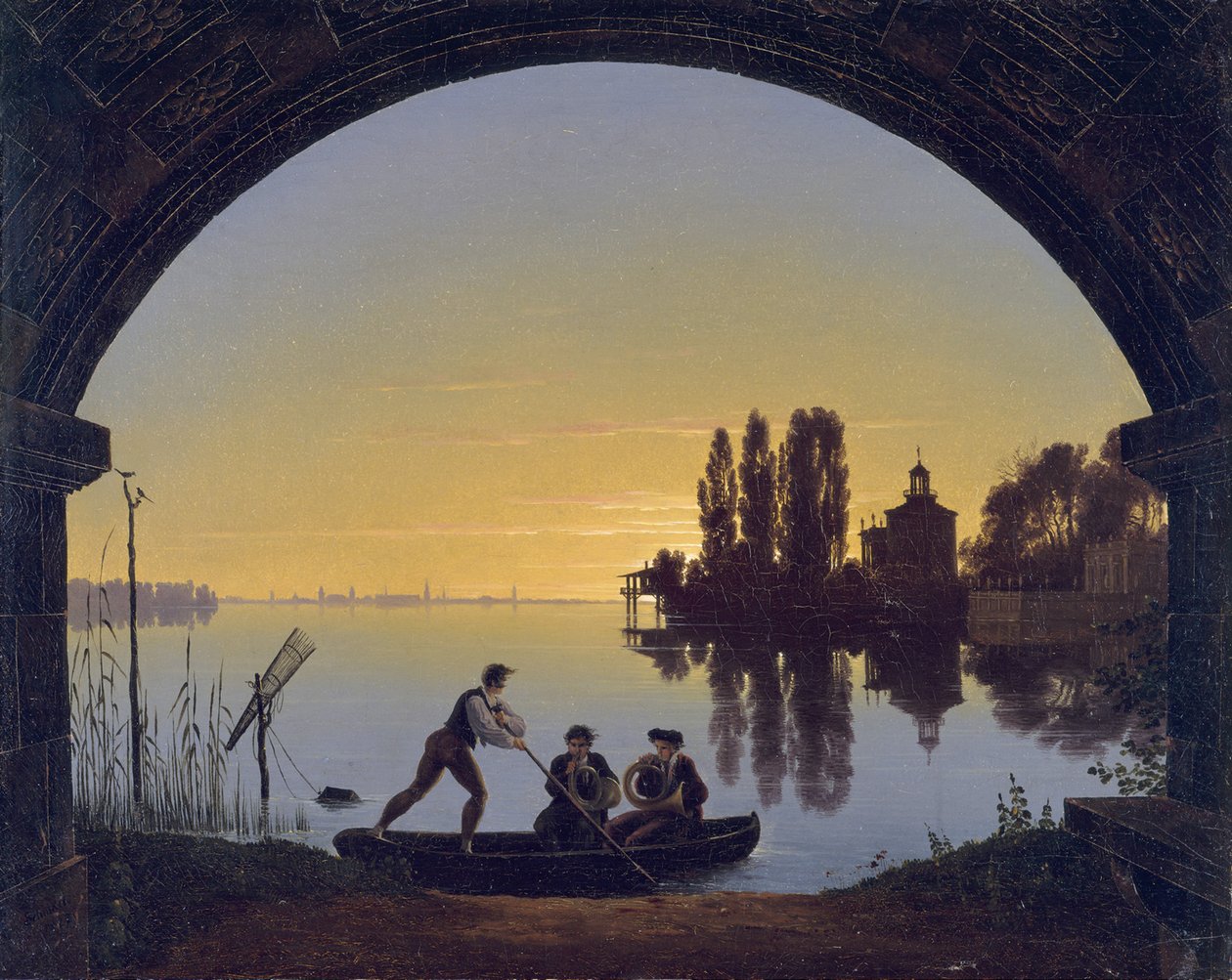 Spreebredden ved Stralau af Karl Friedrich Schinkel