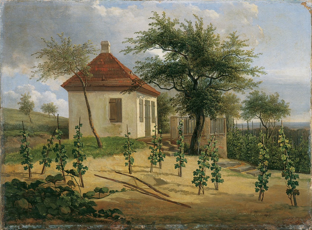 Pavillon på Dr. Körners vingård nær Loschwitz af Karl Gottfried Traugott Faber