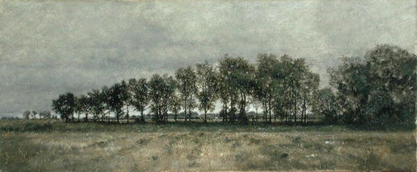On the Edge of the Wood (olie på lærred) af Karl Heffner