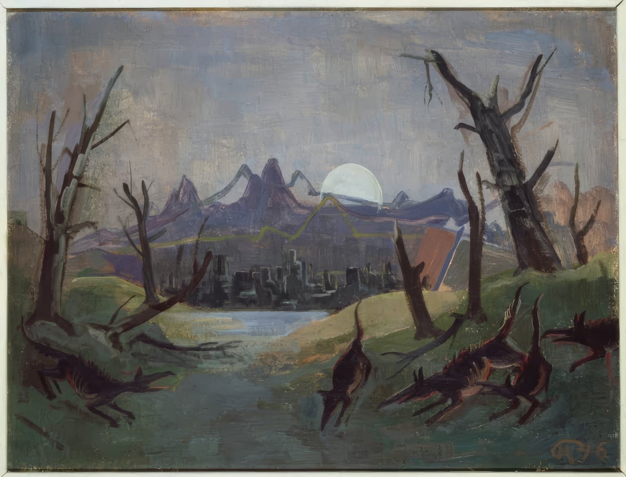 Ond nat af Karl Hofer