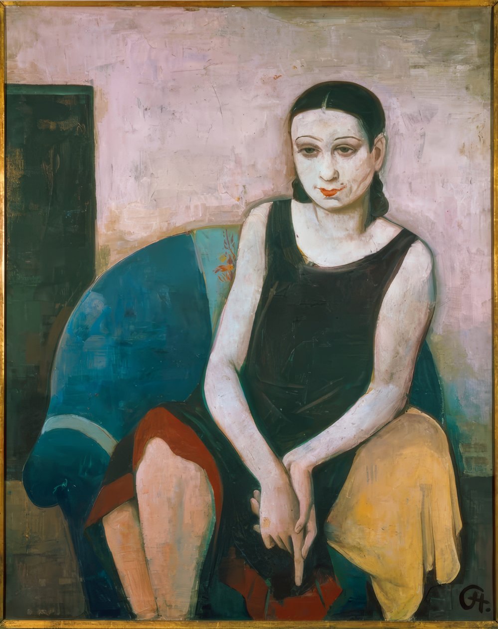 Portræt af Mme Bailhache af Karl Hofer