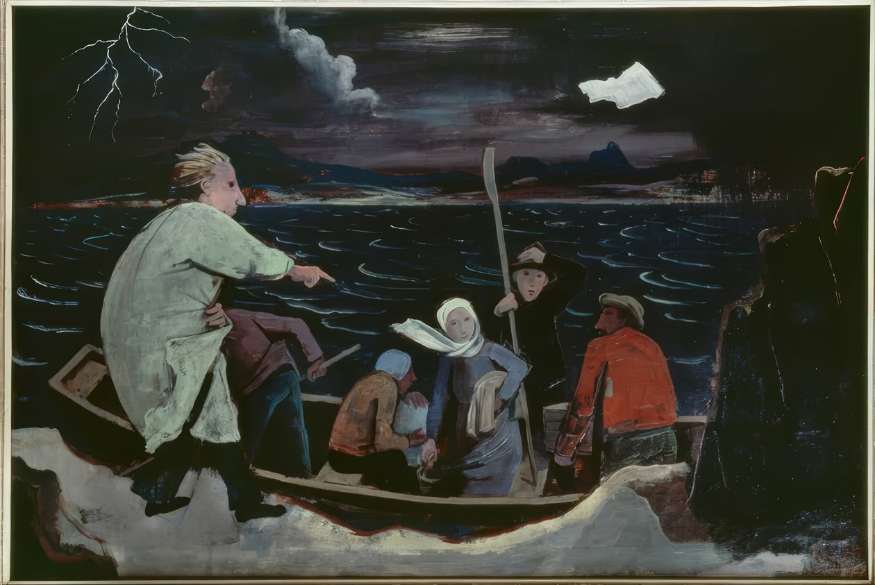 Landingen af Karl Hofer