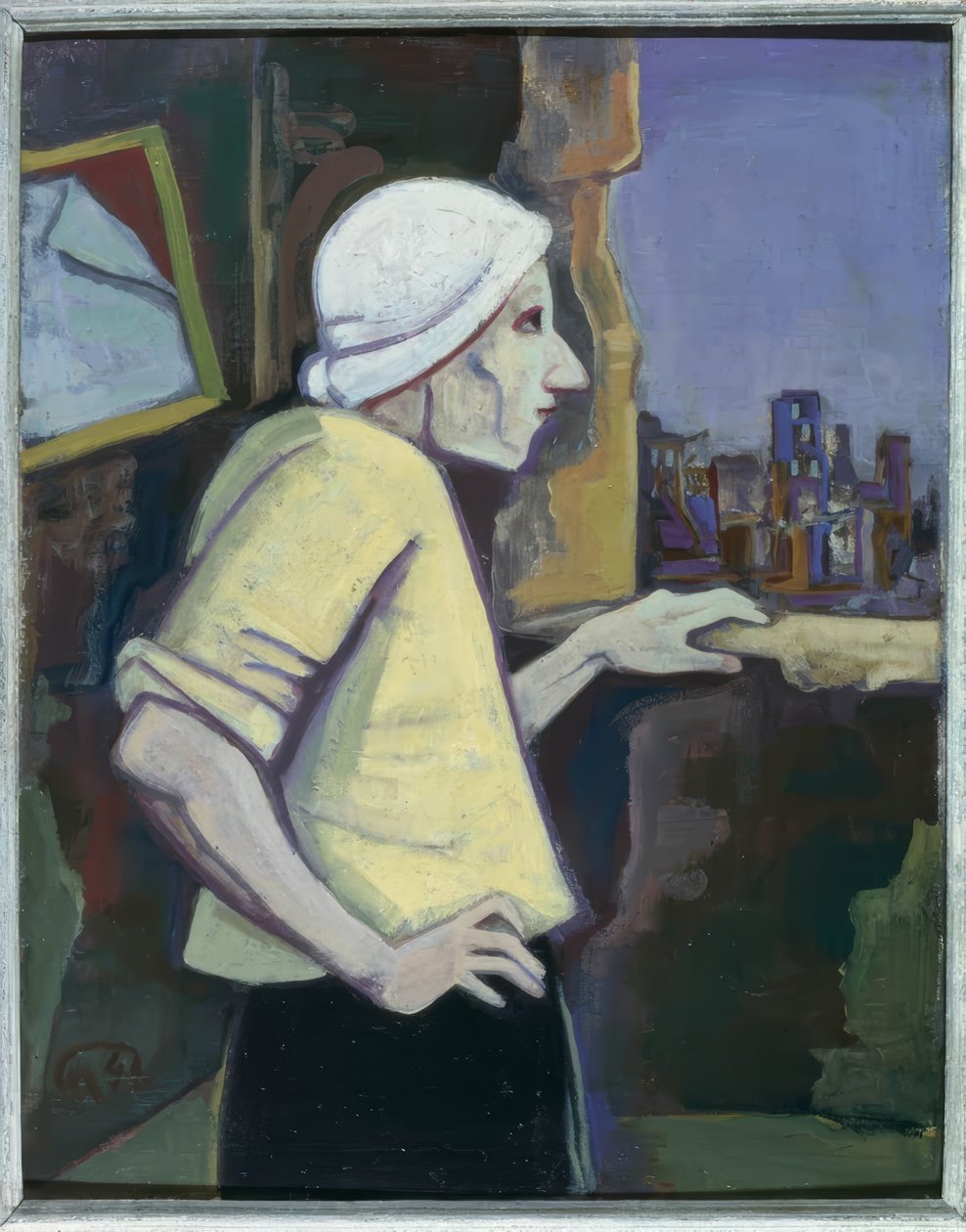 Kvinde ved vinduet af Karl Hofer