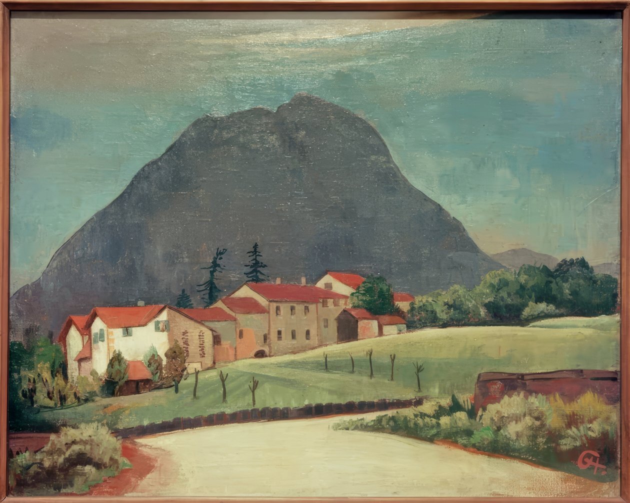San Salvatore-bjerget af Karl Hofer