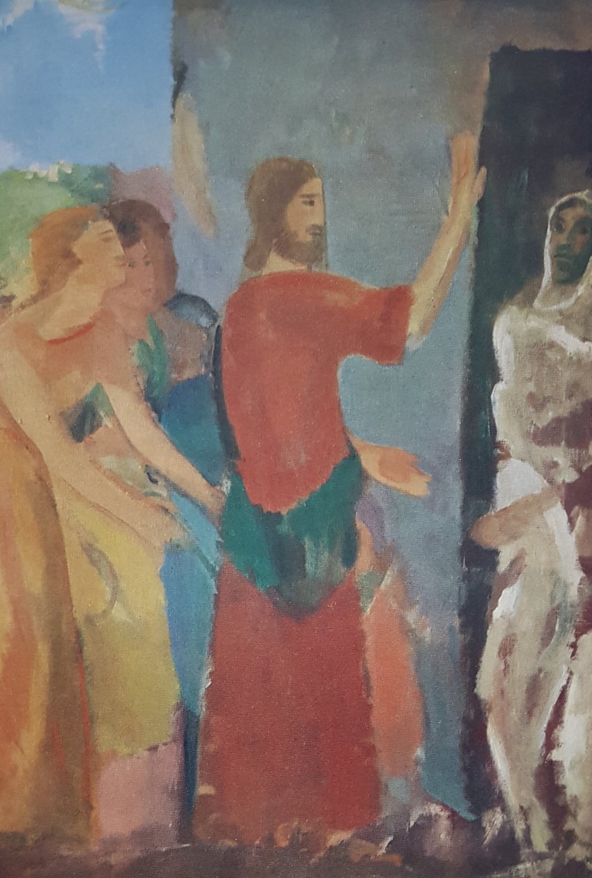 Jesus opvækker Lazarus x Karl Isakson af Karl Isakson