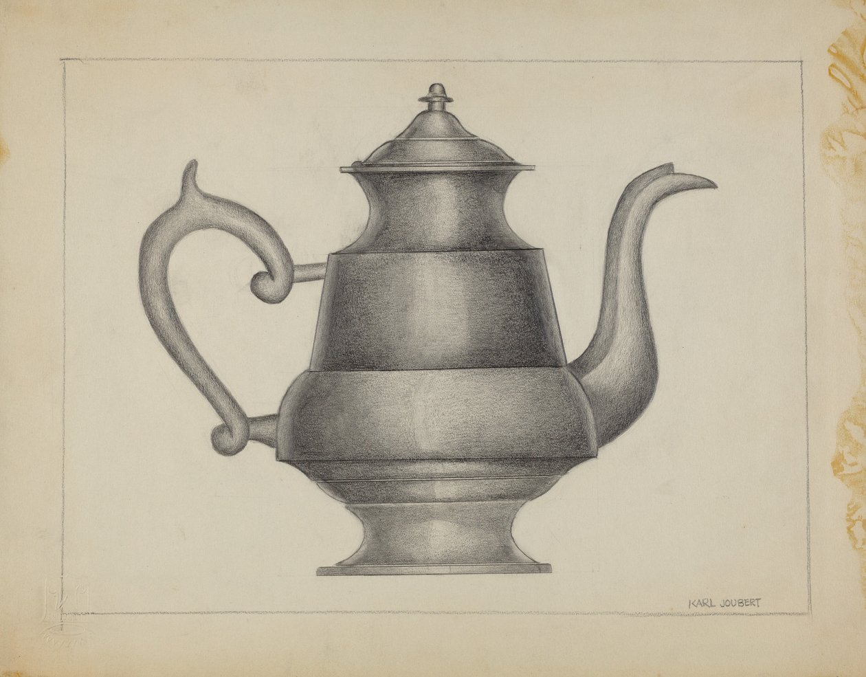Tin tekande af Karl Joubert