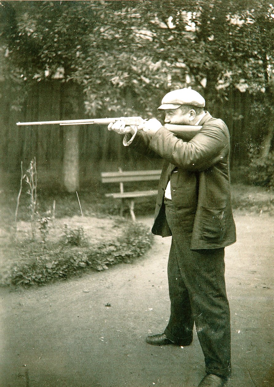 Forfatter Alexander Ivanovich Kuprin (Alexandre Ivanovitch Kouprine) (1870-1938) i Gatchina. af Karl Karlovich Bulla