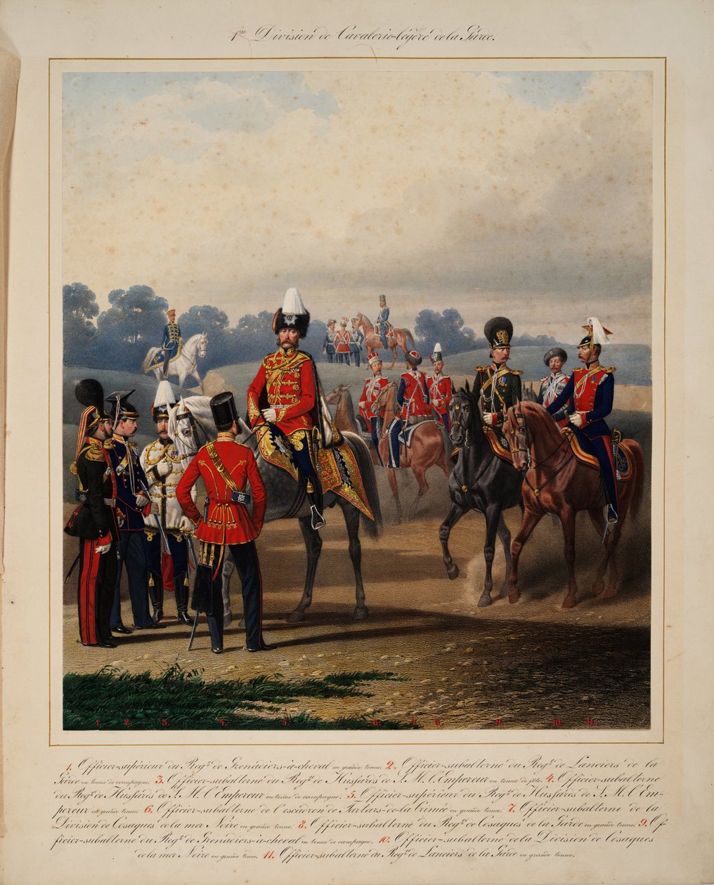 First Guard Light Cavalry Division, 1867 af Karl Karlovich Piratsky