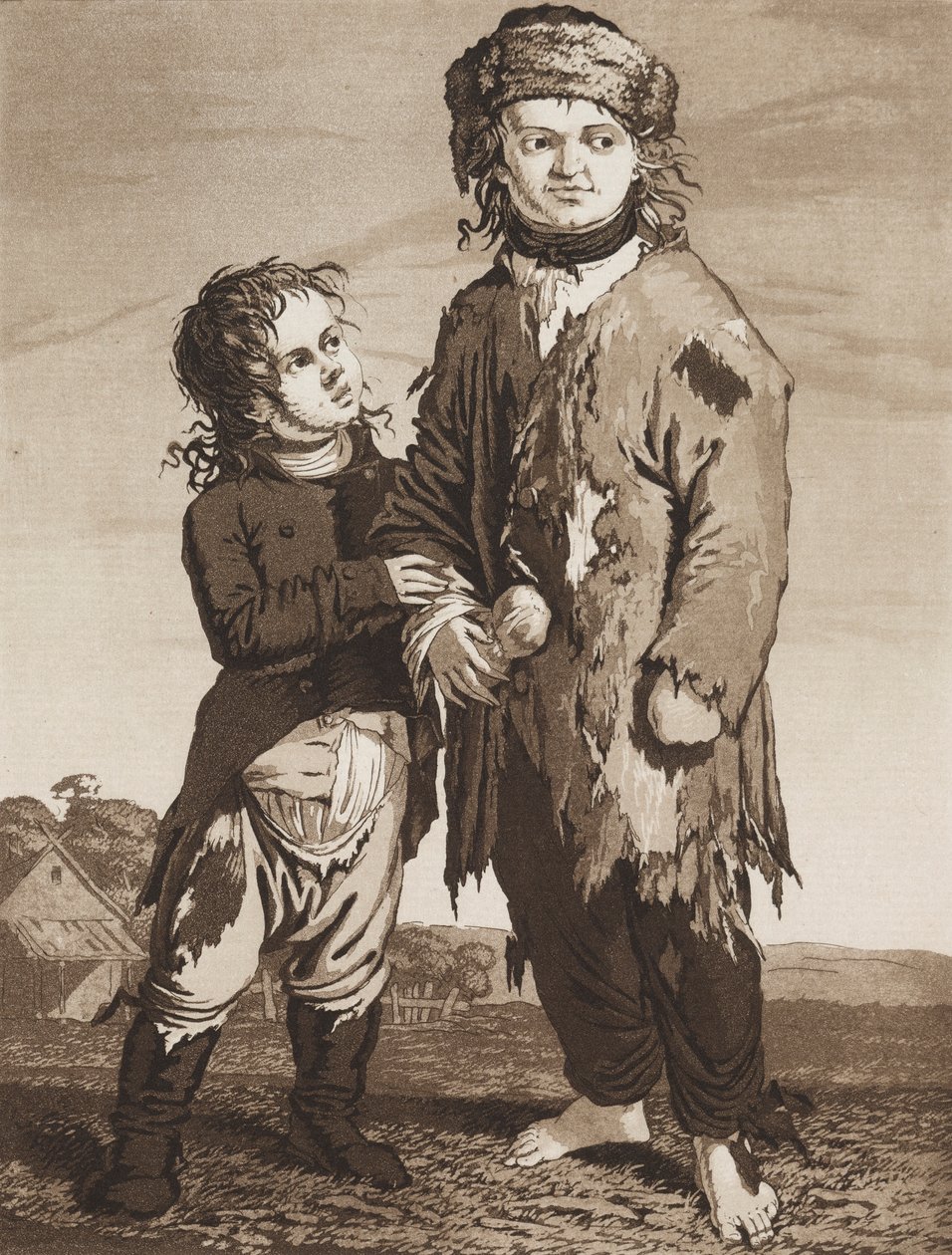 De unge tiggere af Karl Ludwig Bernhard Buchhorn