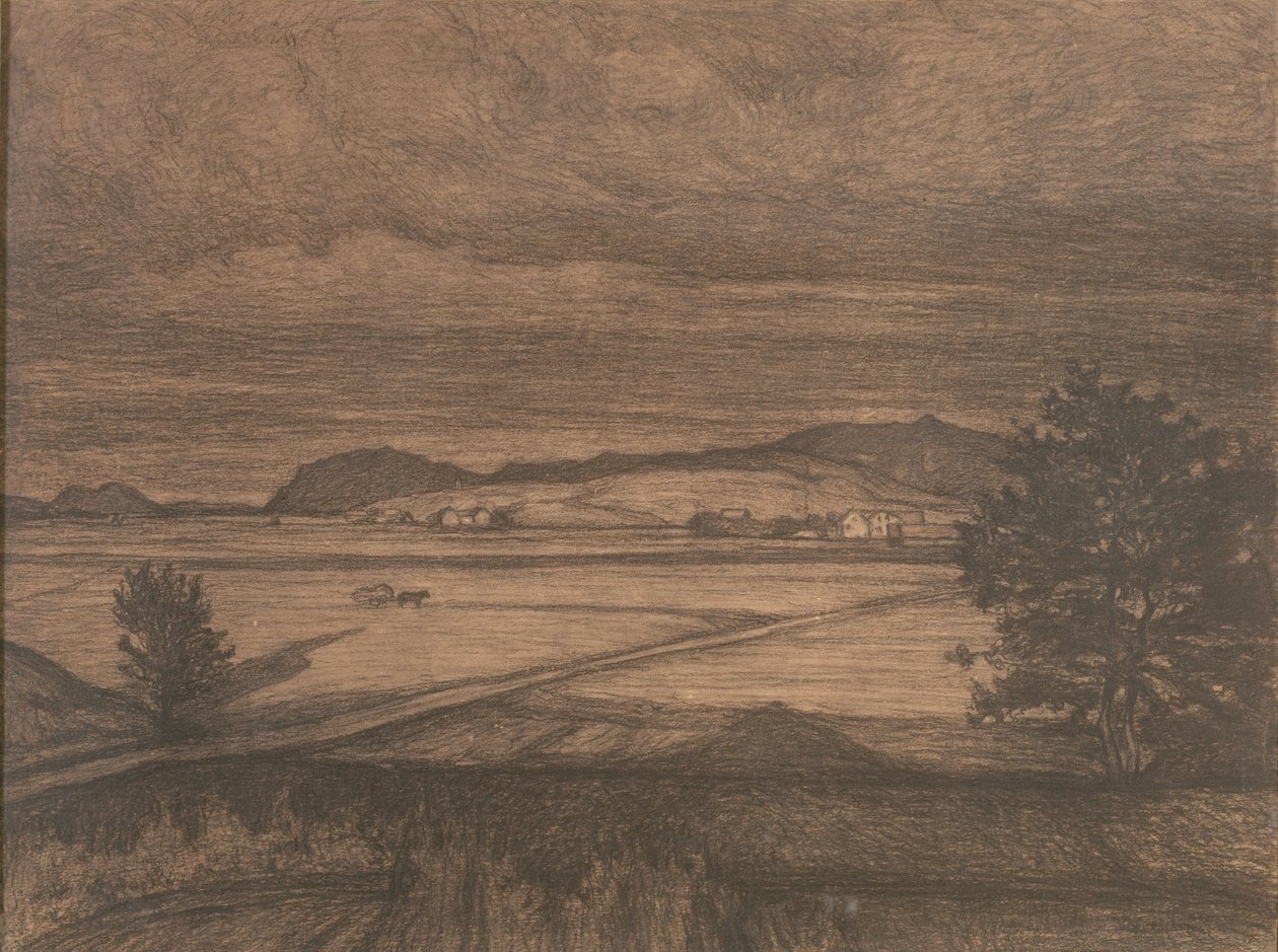 Högadal på Tjörn af Karl Nordström