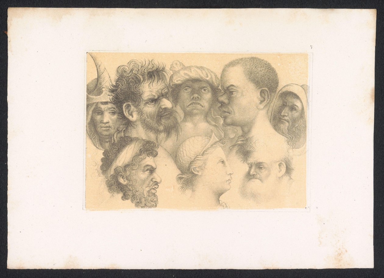Otte figurer Design og studier af en hollandsk mester fra det 15. århundrede. Århundrede. Baseret på originalerne opbevaret på Det Kongelige Bibliotek i Berlin (serietitel) af Karl Palzow