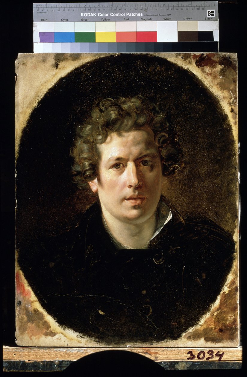 ""Selvportræt"" Maleri af Karl Pavlovich Briullov (Bryullov) (1799-1852) omkring 1833 Statens Russiske Museum Sankt Petersborg af Karl Pavlovich Bryullov