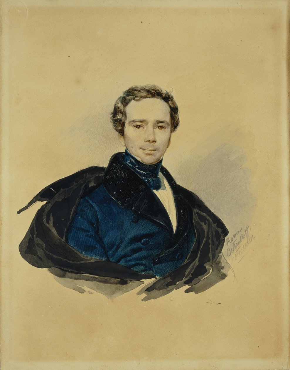 Portræt af grev Fjodor Fjodorovich Golitsyn 1794-1854, 1833 af Karl Pavlovich Bryullov