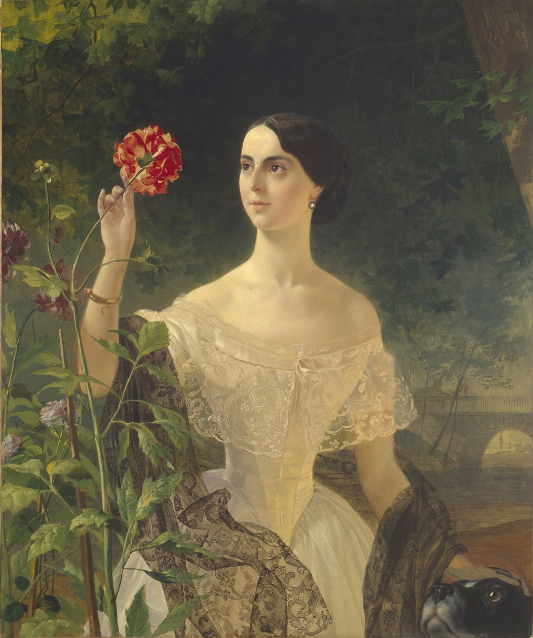Portræt af grevinde Sophia Bobrinskaya, født Samoylova 1797-1866, 1849 af Karl Pavlovich Bryullov