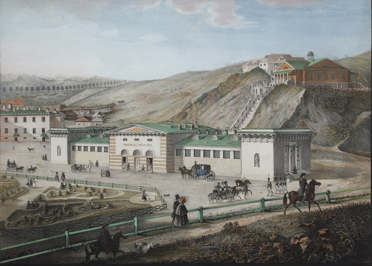 De kaukasiske mineralkilder, midten af det 19. århundrede af Karl Petrovich Beggrov