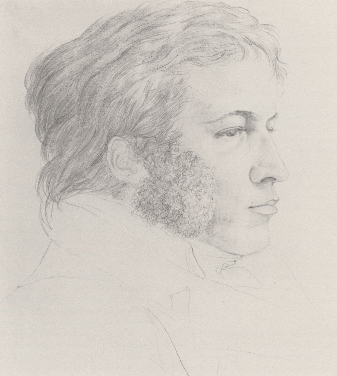 Portræt af Johann Carl Eggers (1787-1863) af Karl Philipp Fohr