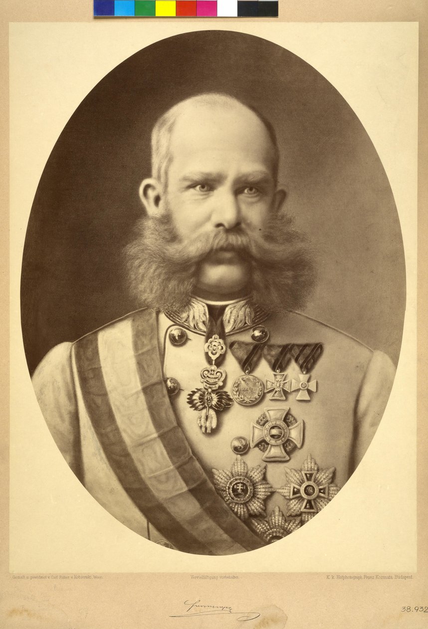 Kejser af Østrig Franz Joseph I af Karl Ritter Von Kobierski
