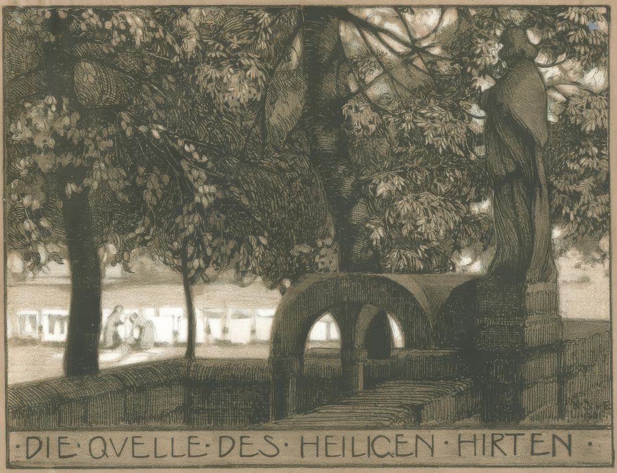 Kilden til den hellige hyrde af Karl Schmoll von Eisenwerth