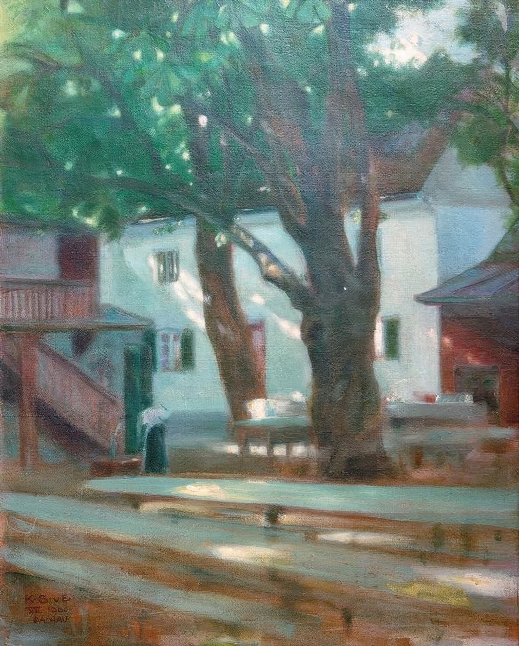 Sollys (ølhave i Dachau) af Karl Schmoll von Eisenwerth