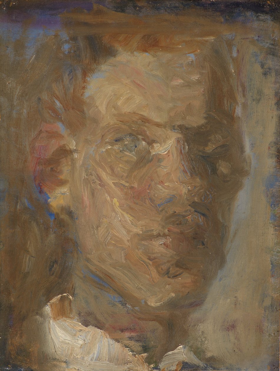 Selvportræt af Karl Schou