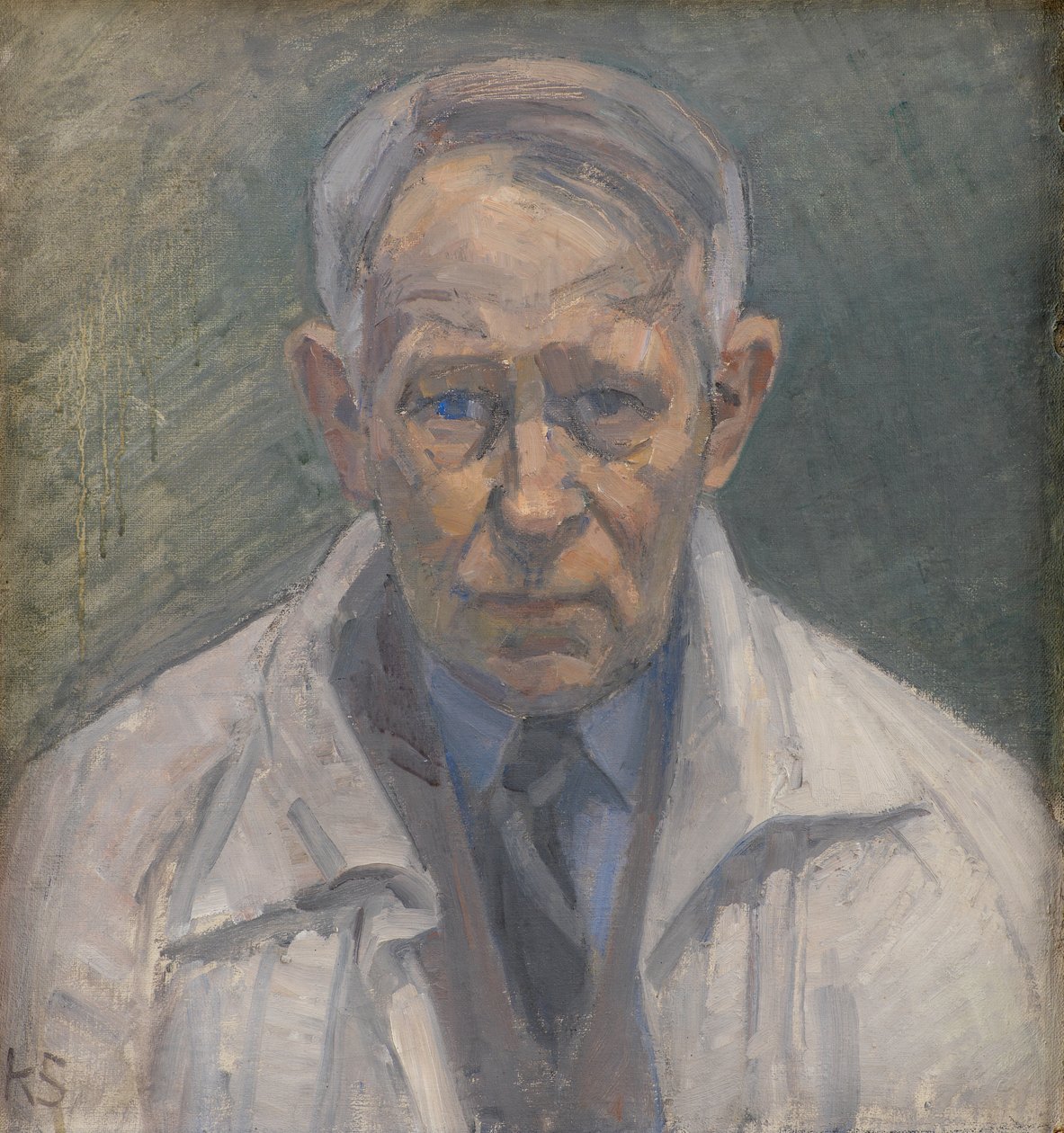 Selvportræt af Karl Schou
