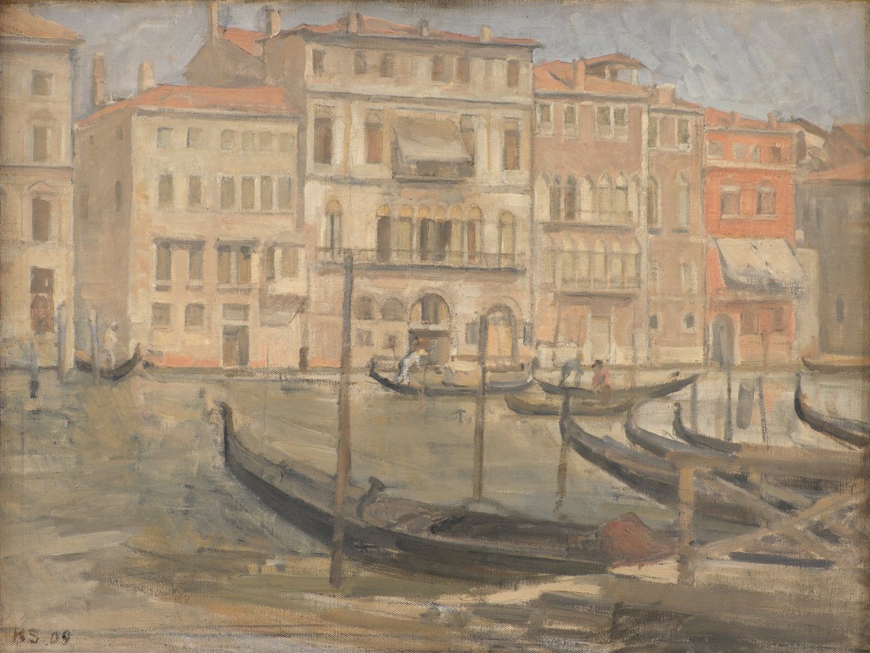 Ved Canal Grande i Venedig af Karl Schou