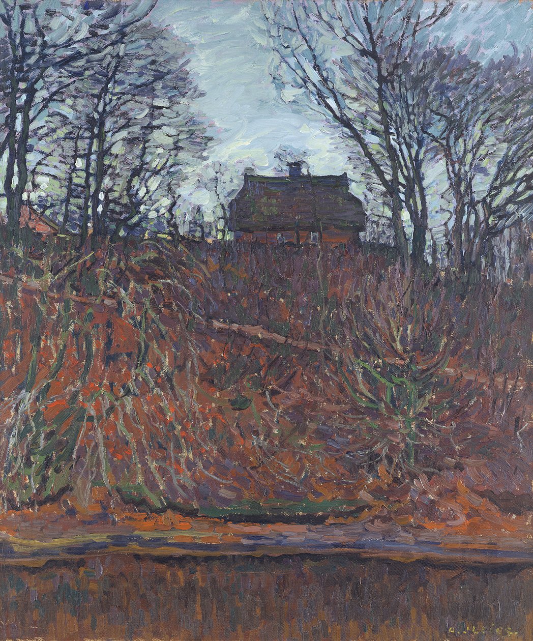 Ensomt hus af Karl Wilhelm Arthur Illies