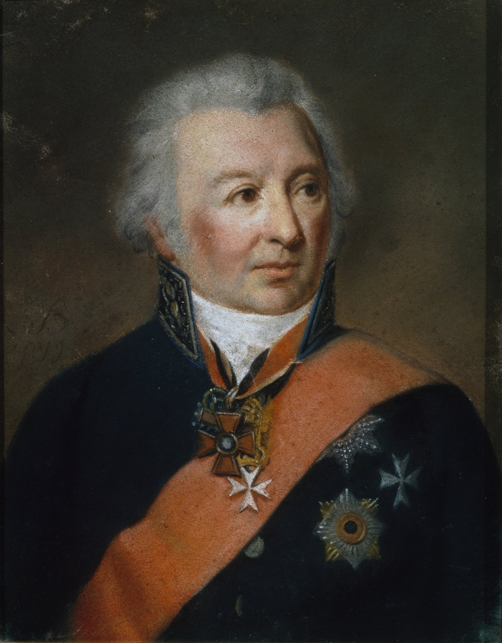 Portræt af Alexander Alexandrovich Sablukov 1749-1828, 1819 af Karl Wilhelm Bardou