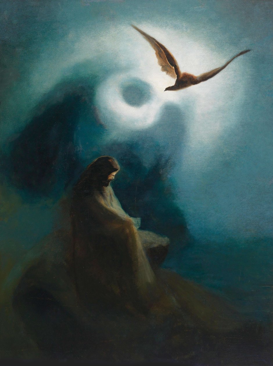 Martyr og korsfæstet, søn Helios, 1895. af Karl Wilhelm Diefenbach
