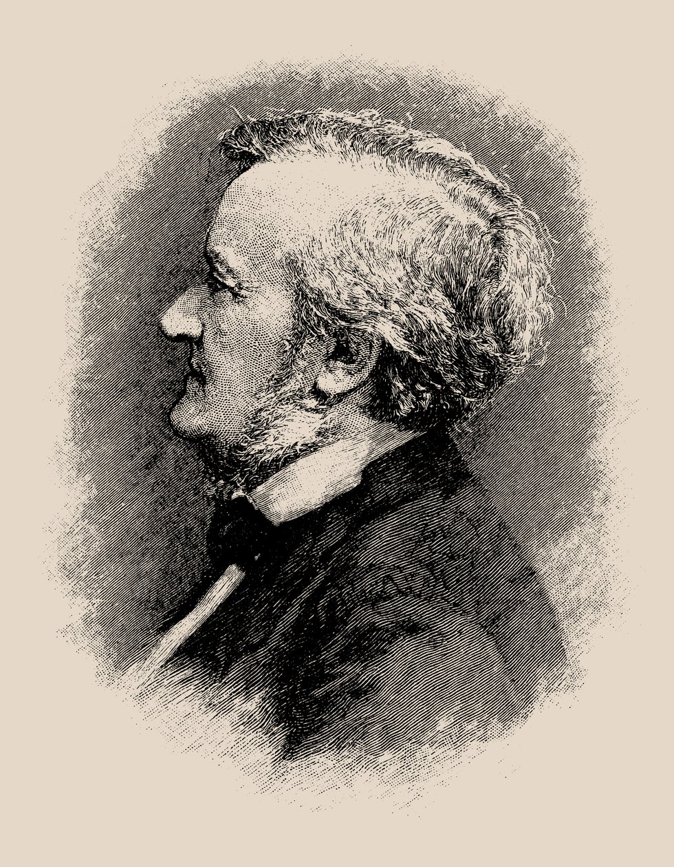 Portræt af komponisten Richard Wagner 1813-1883, 1900-1910