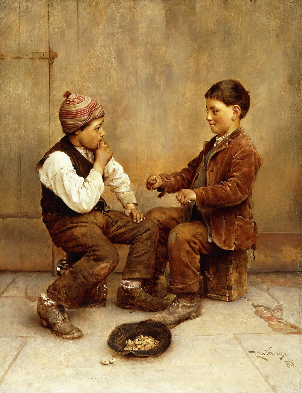 Vælg en hånd, 1889 af Karl Witkowski