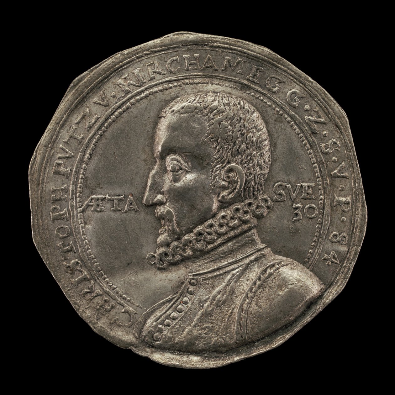 Christoph Putz von Kirchameg, møntmester i Prag 1590, 1584. af Karl von Bieberstein