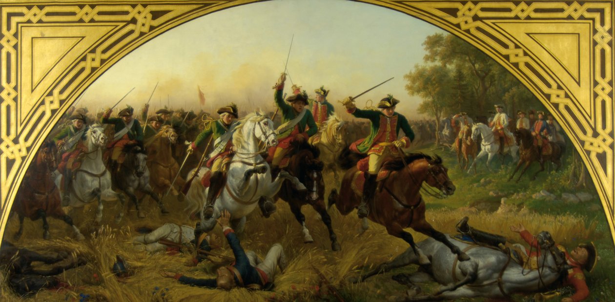 Slaget ved Kolin 1757 af Karl von Blaas