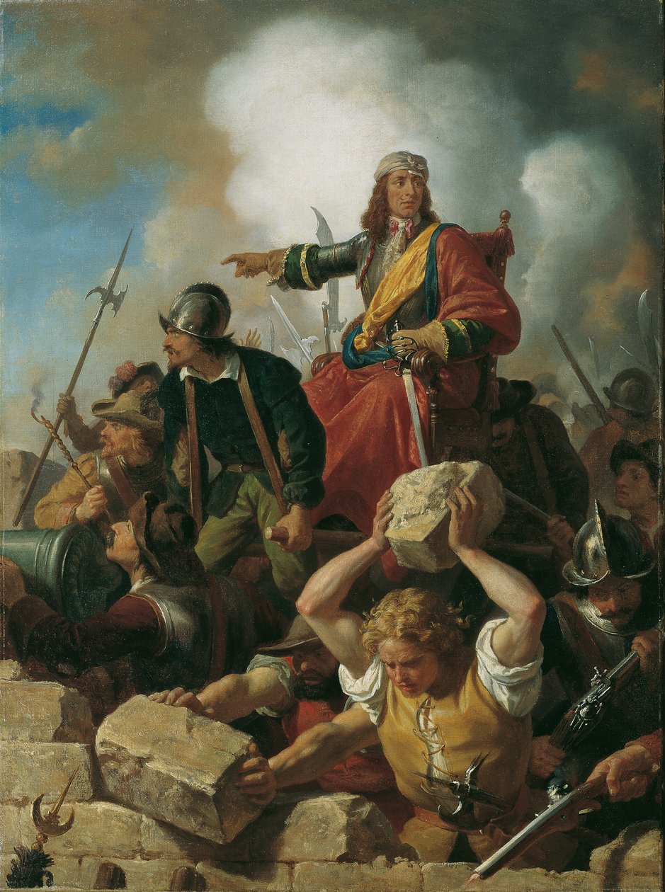Forsvaret af Wien mod tyrkerne i 1683 af Karl von Blaas