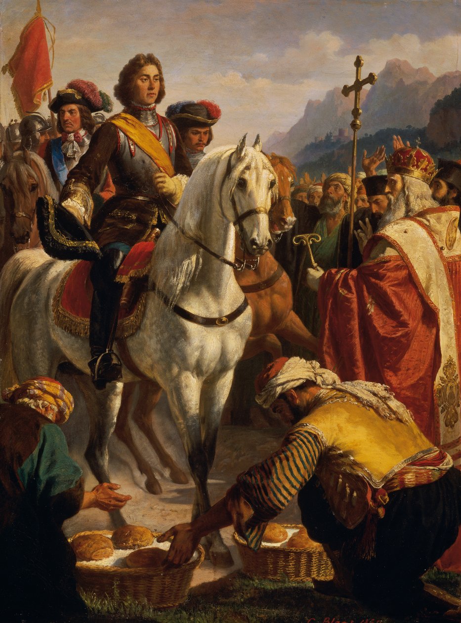 Prins Eugenes march til Bosnien i 1697 af Karl von Blaas