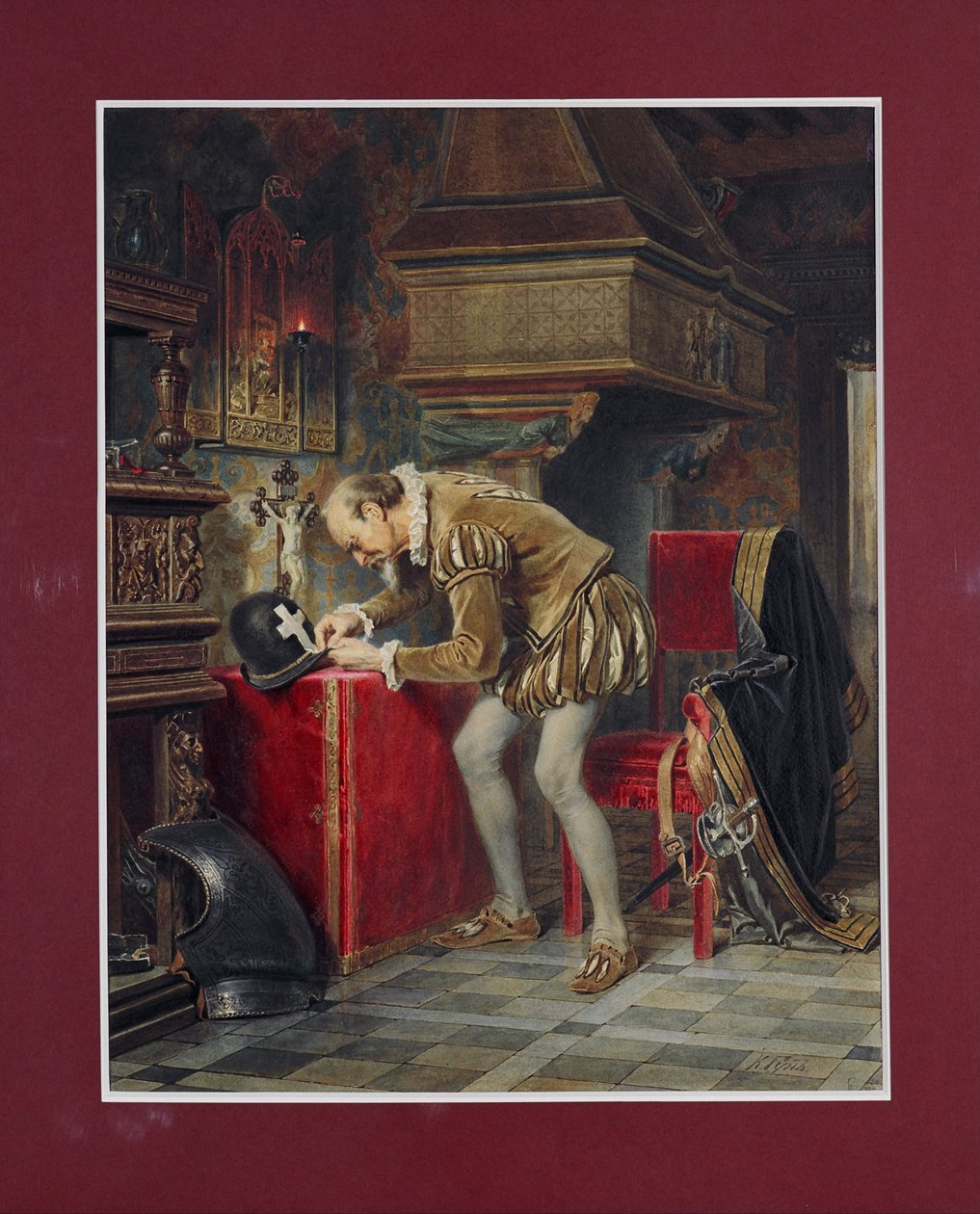 På aftenen for St. Bartholomews Night (ligist) af Karlis Fridikh Huns