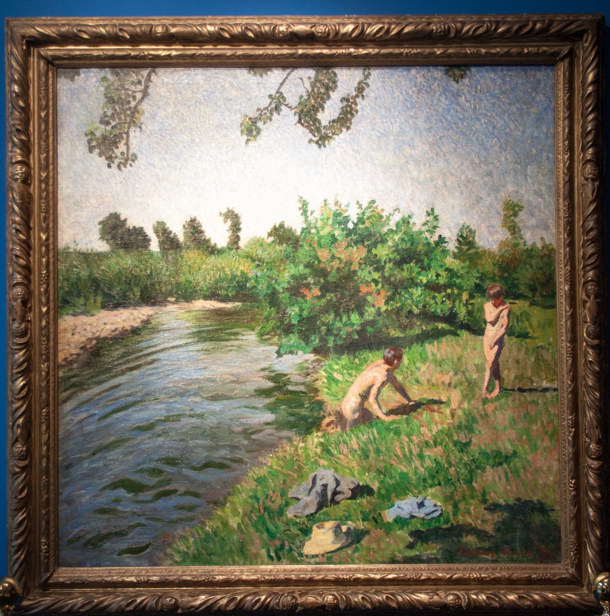Furdozo fiuknEngelsk: Bathing_boysn af Károly Ferenczy