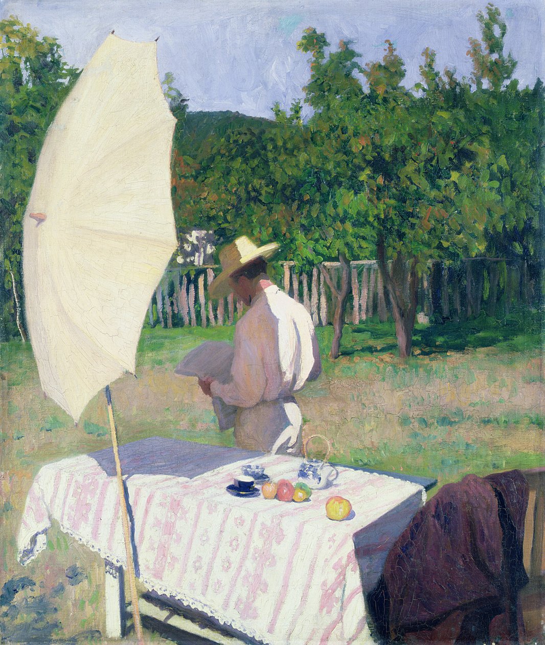 oktober af Károly Ferenczy