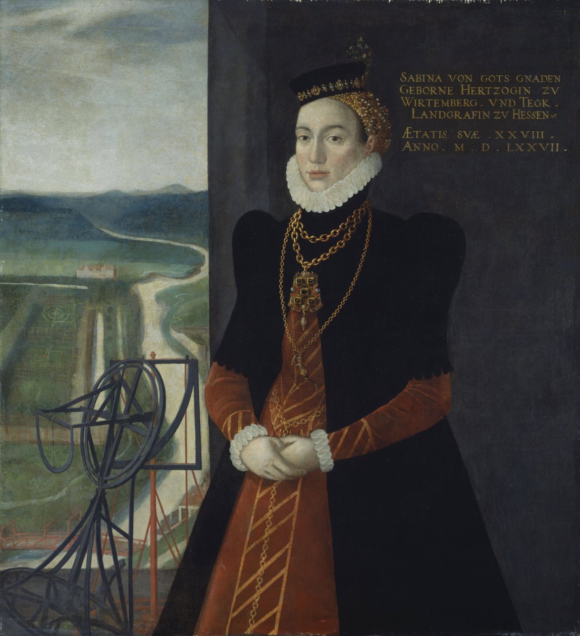 Sabina von Württemberg, grevinde af Hessel-Kassel af Kaspar van der Borcht