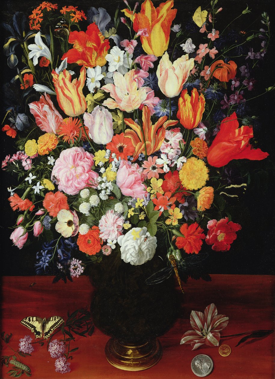 Stilleben af blomster, 1610