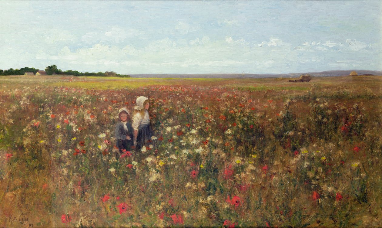 The Poppyfield, 1897 af Kate Colls