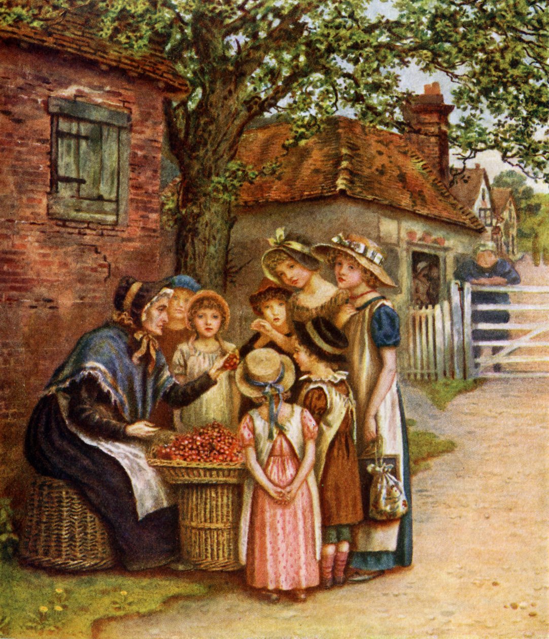 Kirsebærkvinden af Kate Greenaway. af Kate Greenaway