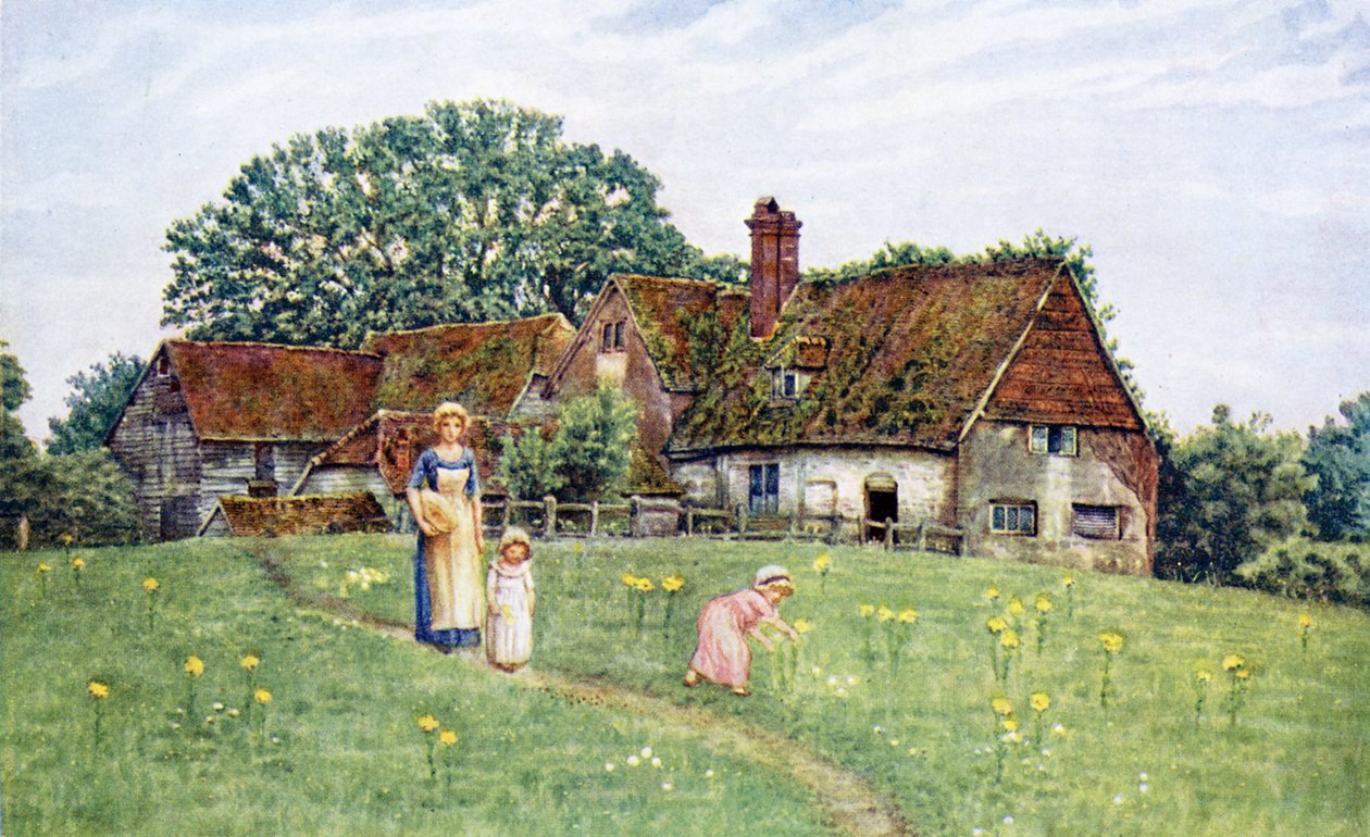 Det gamle bondehus af Kate Greenaway. af Kate Greenaway