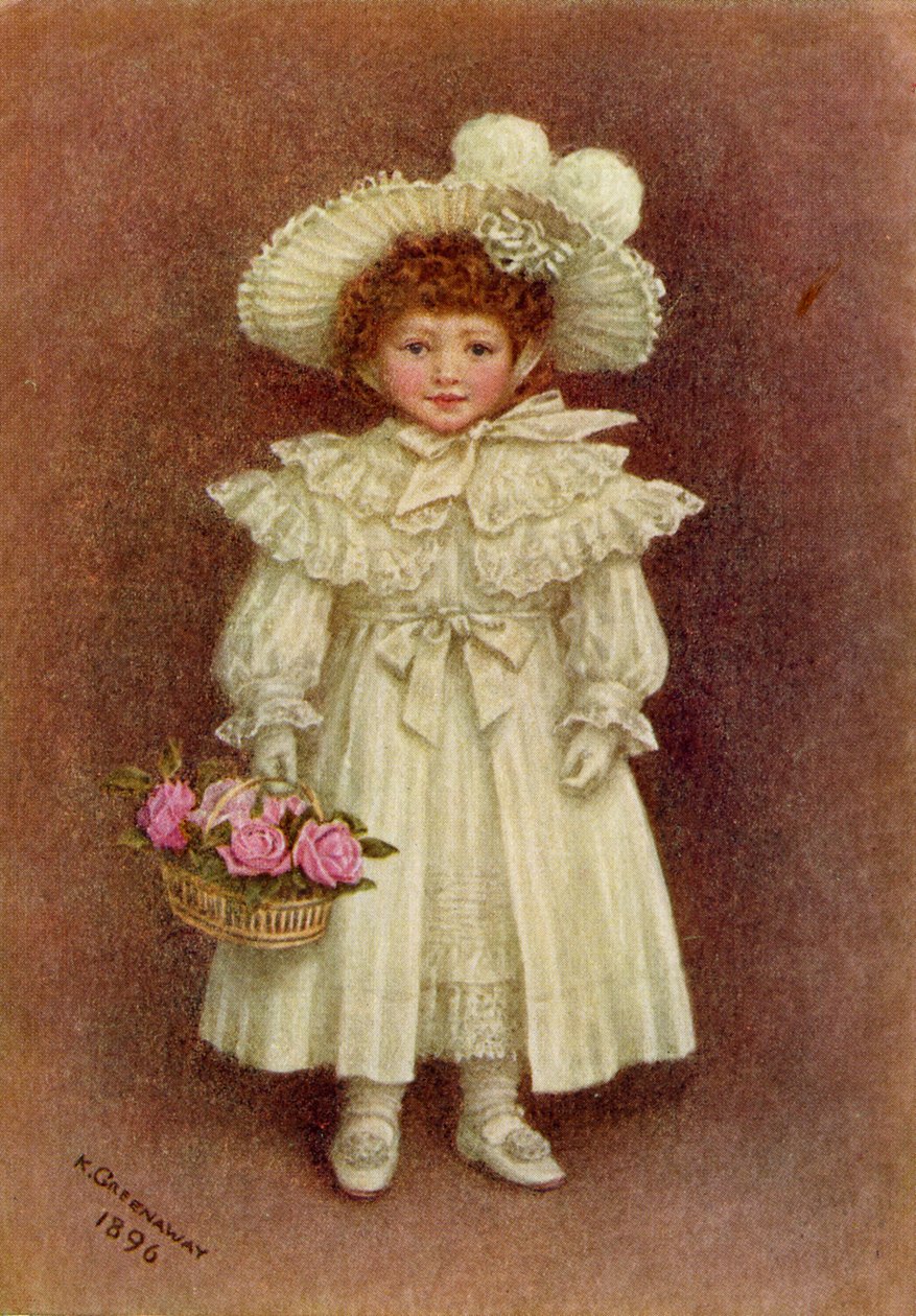 Vera Evelyn Samuel, 1896 af Kate Greenaway af Kate Greenaway