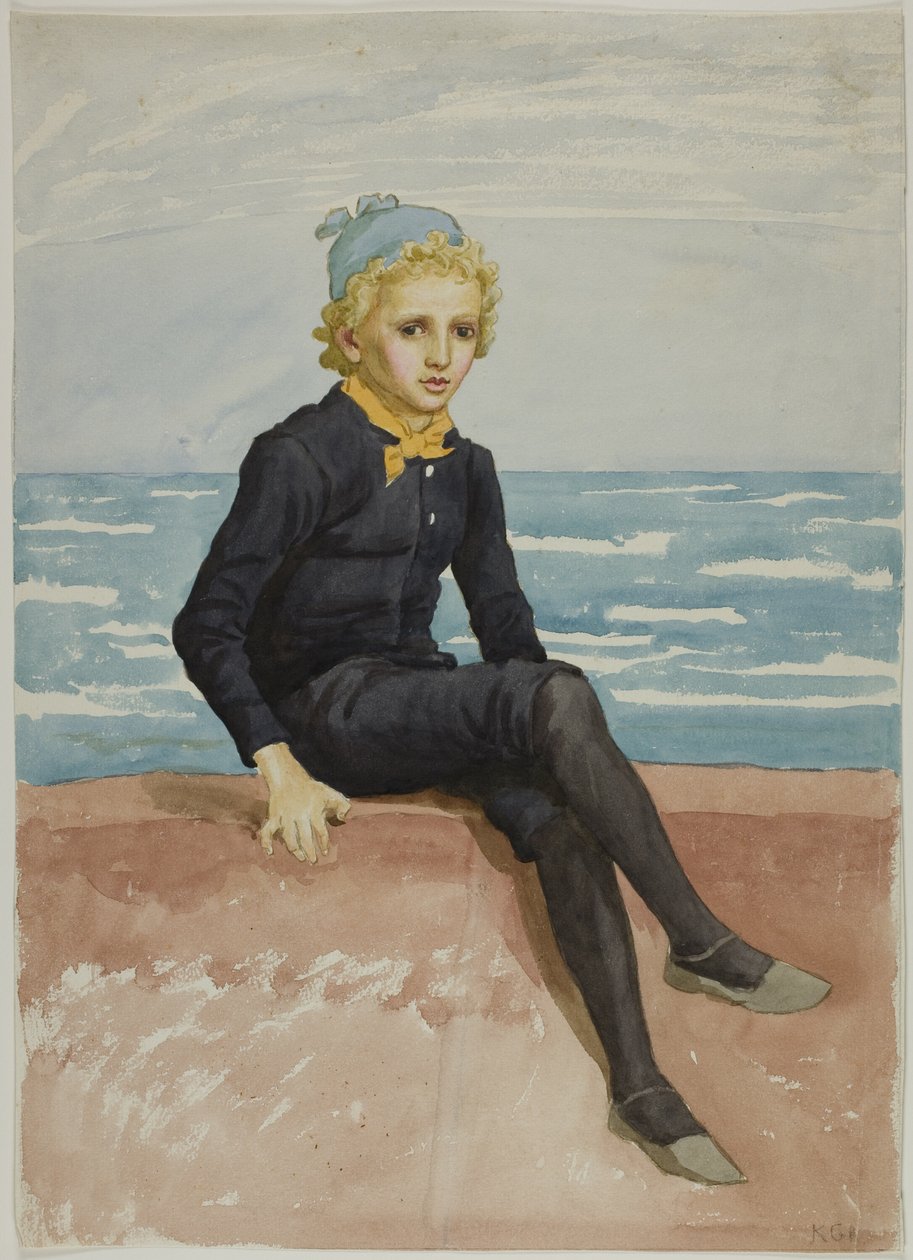 Eddie ved kysten af Kate Greenaway