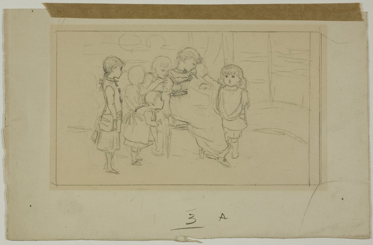 Gruppe af børn af Kate Greenaway