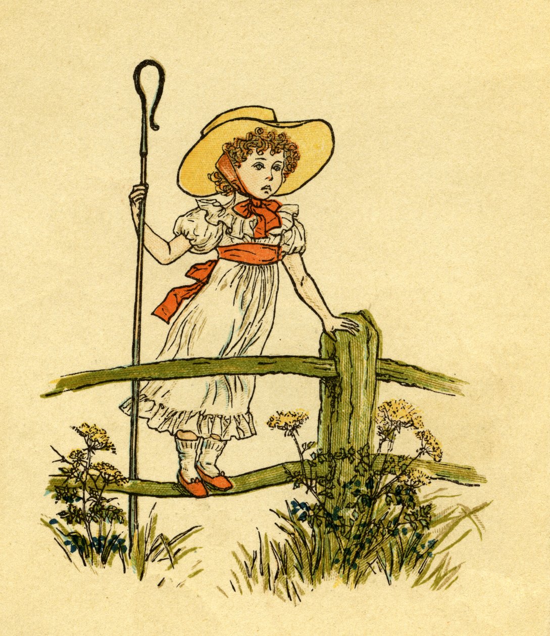 Lille Bo-peep har tabt af Kate Greenaway