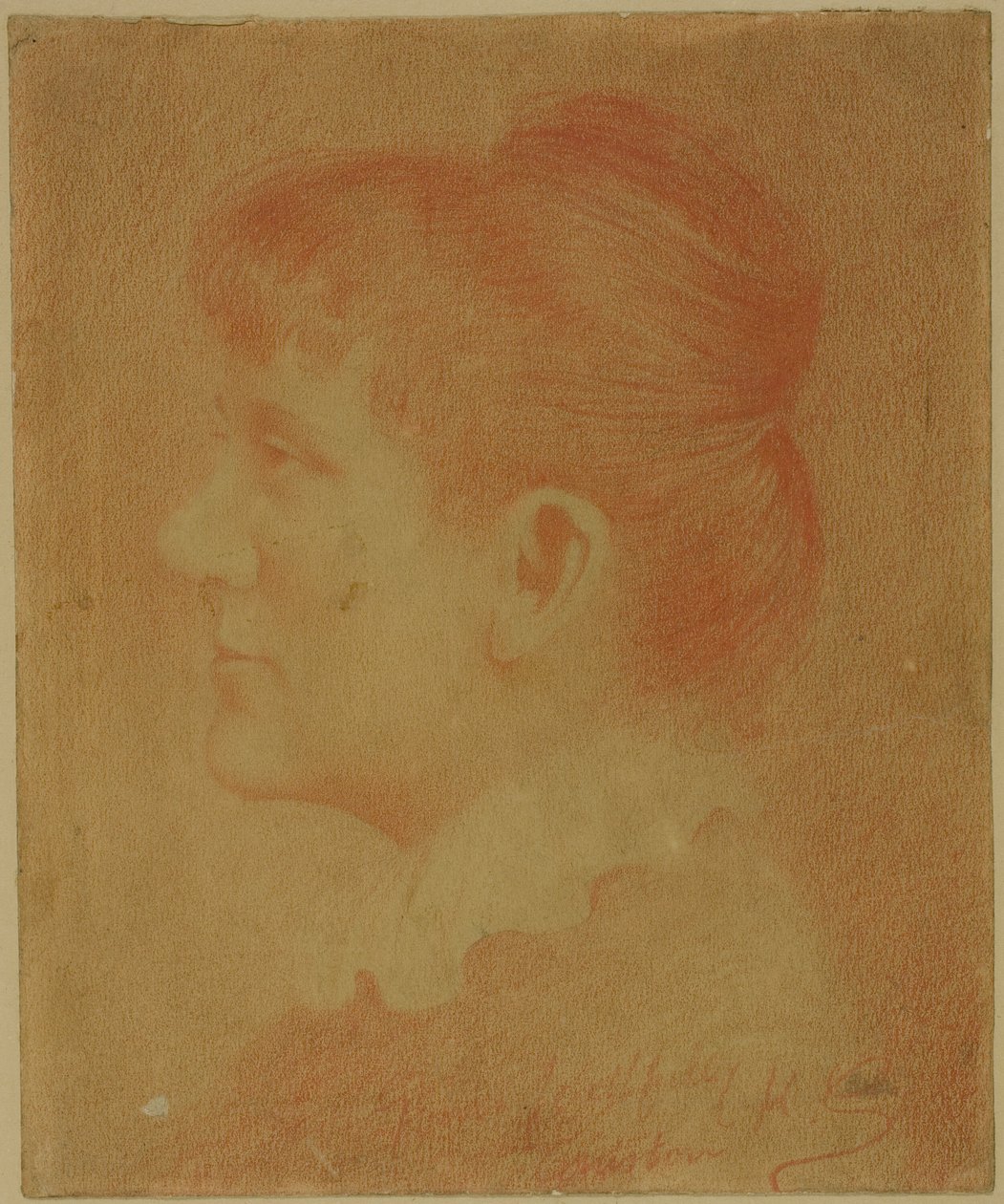 Selvportræt af Kate Greenaway
