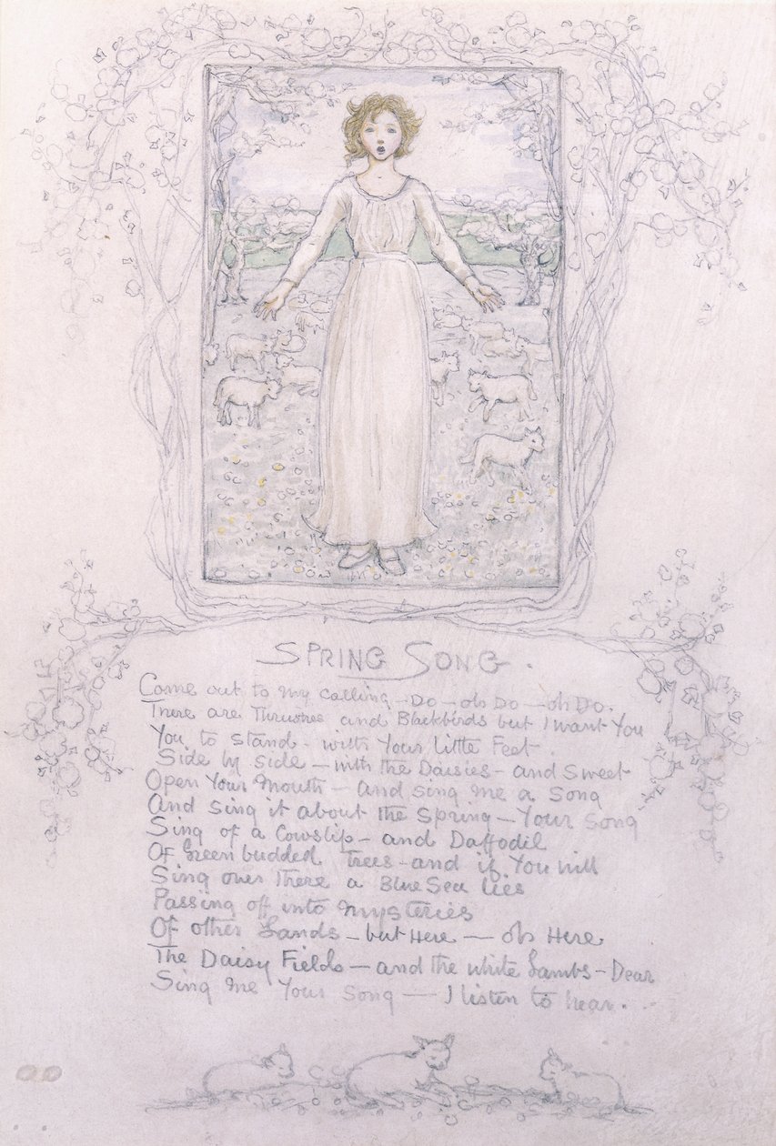 Spring Song, dani af Kate Greenaway